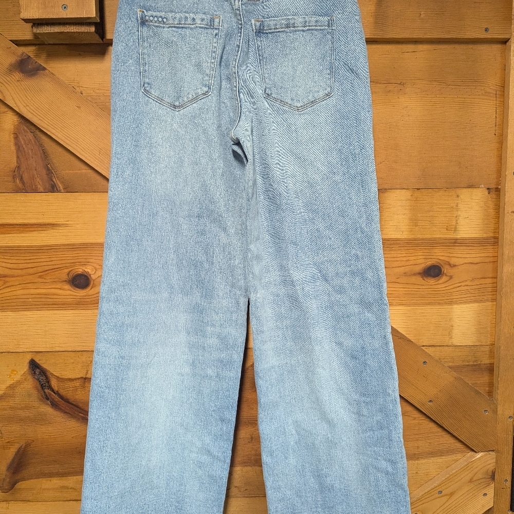 BlankNYC Franklin Ribcage Wide Leg Released Hem Sz 25 Boho - Picture 4 of 11